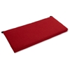 45" x 19" Outdoor Bench Cushion - Solid Color Fabric - BLZ-945X19-REO-S