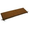 54" x 19" Patio Bench / Swing Cushion - Ties, Solid Color Fabric - BLZ-954X19-REO-S