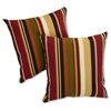25" Outdoor Jumbo Throw Pillows - Patterned Fabric (Set of 2) - BLZ-9940-S-2-REO