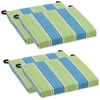 Outdoor Folding Chair Cushion - Patterned Fabric (Set of 4) - BLZ-9TT-FA-40-4CH-REO