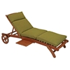 Royal Tahiti Wooden Outdoor Chaise Lounge with Tray - INTC-TT-SL-008-A