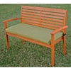42 Inch 2-Seater Bench Cushion with Solid Cover - BLZ-9VF-4306-REO-SOL
