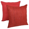 Yarn Woven 20" Throw Pillows - Red (Set of 2) - BLZ-IE-20-YRN-S2-RD