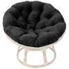 46 Inch Microsuede Tufted Papasan Cushion - BLZ-93302-MS
