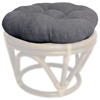 Microsuede 18 Inch Tufted Ottoman Cushion - BLZ-93301-MS