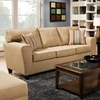 Beaumont Transitional Sofa - Temperance Brownstone Fabric - CHF-183603-5102