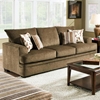 Calexico Pillow Back Sofa - Cornell Cocoa Fabric - CHF-183653-1661