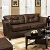 Del Mar Tufted Leather Sofa - Tonto Espresso - CHF-184503-5121