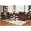Worcester Transitional Fabric Sofa Chaise - Prism Elderberry - CHF-195303-PE