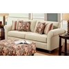 Essex Upholstered Sofa with Accent Pillows - CHF-FS2200-S