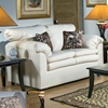 Maple Upholstered Loveseat - Toss Pillows, San Marino Ivory - CHF-237500-L-SI