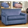Layla Chair & A Half Sleeper - Viva Blueberry Fabric - CHF-2530-15-SL