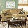 McKenzie Pillow Back Sofa - Viva Chestnut Fabric - CHF-25935-S