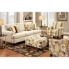 Hudson Contemporary Sofa in Marlboro Ivory Fabric - CHF-FS2600-S