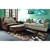 Cornell Transitional Sofa - Rolled Arms, Contrasting Welts - CHF-271990-03