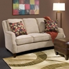 Russell Apartment Size Sofa - Maniac Sand Fabric - CHF-272443-35