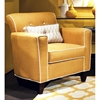 Ally Transitional Armchair - Buttons, Lindy Marigold Fabric - CHF-278000A-011