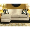 Yvette Contemporary Sofa & Ottoman - Chaise Cushion, Nostalgia Marshmallow - CHF-278000B-03-591