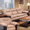 Bridget Plush Sofa - Pillow Top Arms, Victory Sepia Cushions - CHF-29301-S-VS