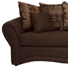Jasmine Contemporary Loveseat with Accent Pillows - CHF-3200-L