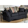 Jasmine Contemporary Loveseat with Accent Pillows - CHF-3200-L