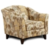 Hudson Floral Fabric Lounge Chair - CHF-FS452-C-DF
