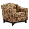 Monmouth Floral Accent Chair in Ambrose Spice Fabric - CHF-FS452-C-AS