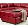 Rachel Tufted Ottoman - Contempo Red Upholstery - CHF-472400-O-CR