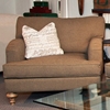 Ryder Transitional Chair - Turned Feet, Highlands Mohair Fabric - CHF-50125-CH