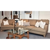 Ryder Transitional Sofa - Turned Feet, Highlands Mohair Fabric - CHF-50125-S