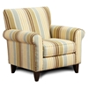 Hudson Multicolored Stripe Fabric Chair - CHF-FS502-C-ZF