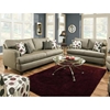 Dandelion Modern Sofa - Luminous Pewter Fabric - CHF-526603