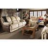 Dogwood Two-Toned Reclining Loveseat - Contrasting Welts - CHF-52780-20