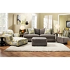 Pansy Upholstered Ottoman - Heather Seal Fabric - CHF-527816