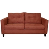 Heather Persimmon Orange Sofa Set with Tufted Accents - CHF-5900-BP-SET