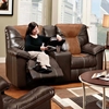Greensboro Two-Toned Reclining Loveseat - Contrast Stitching - CHF-595150-59