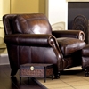 Abilene Rolled Arm Leather Chair - Hillsboro Prairie Meadows - CHF-62J018-10