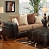 Landon Modern Sofa - Contrast Stitching, Laredo Mocha - CHF-6303-SRS