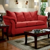 Payton Pillow Back Sofa - Red Brick Microfiber - CHF-6703-RB