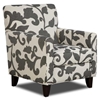 Bergen Fabric Accent Chair with Tapered Legs - CHF-FS702-C