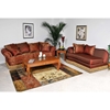 Royal Chaise Lounge - Fringed Skirt, Baring Rust Fabric - CHF-1030-CH