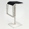 Delphin Contemporary Backless Adjustable Height Stool - CI-0897-AS