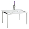 Sofa Table - Butterfly Leaves, White - CI-8750-ST