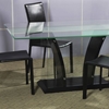 Flair Rectangle Glass Top Dining Set - CI-FLAIR-DT-5-PC-SET