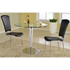 Grand Contemporary Dining Table - Round Glass Top, Chrome Base - CI-GRAND-DT