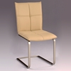 Jessica Side Chair - Khaki Upholstery, Cantilever Base - CI-JESSICA-SC