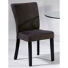 Monica Parsons Chair - Satin Black Legs, Gray Microfiber - CI-MONICA-PRS-SC-GRY