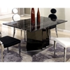Oprah 5 Piece Contemporary Dining Set - Marble Top Table - CI-OPRAH-5-PC-SET