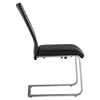 Savannah Motion Side Chair - Faux Leather, Black (Set of 2) - CI-SAVANNAH-SC-BLK