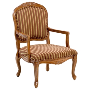 Franklin Striped Chenille Accent Chair 